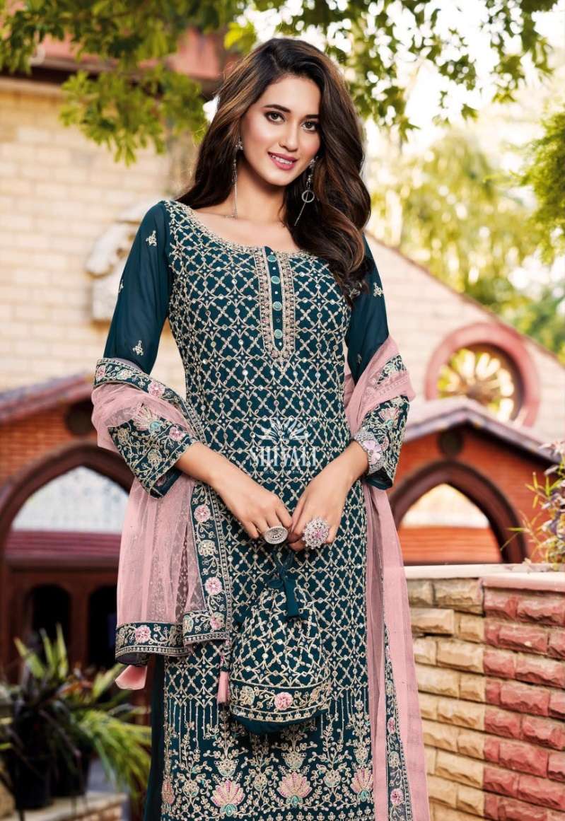 noor vol-3 shivali 3001-3005 series latest designer fancy readymade salwar kameez wholesaler surat