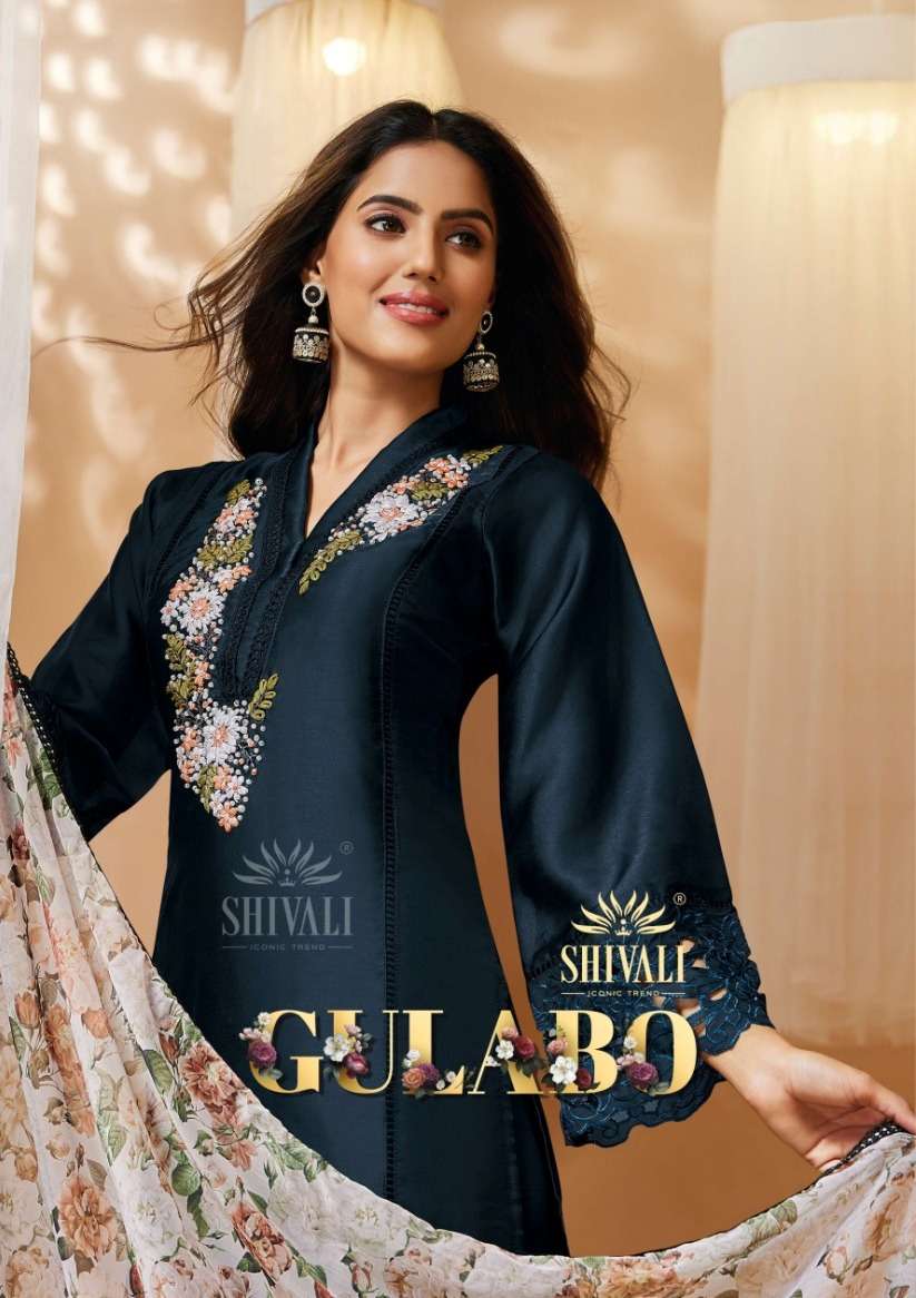 shivali gulabo  1001-1004 series fancy designer readymade festive collection wholesale price 