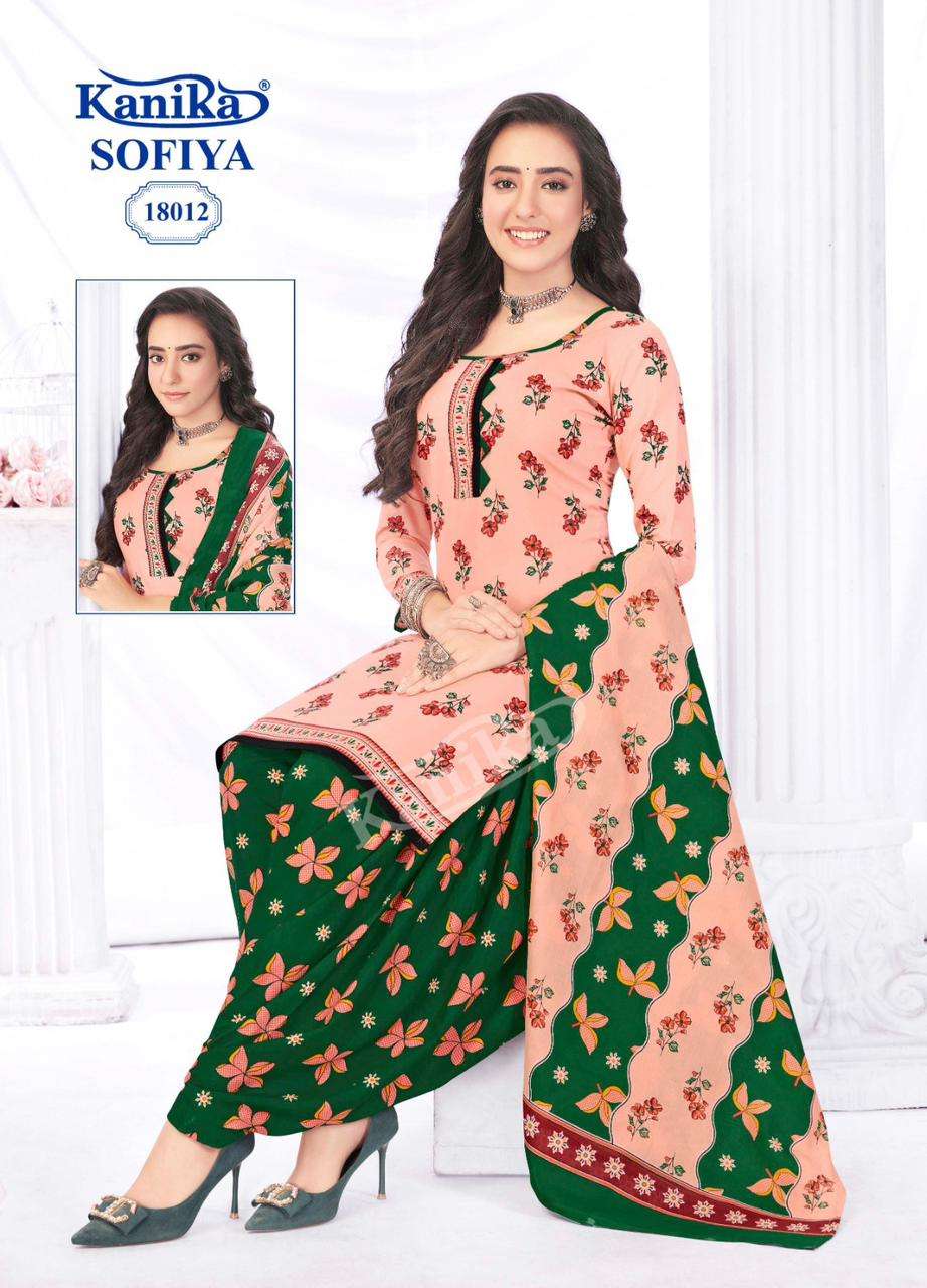 sofiya vol-18 kanika 18001-18012 series latest fancy designer patiyala salwar kameez wholesaler surat gujarat