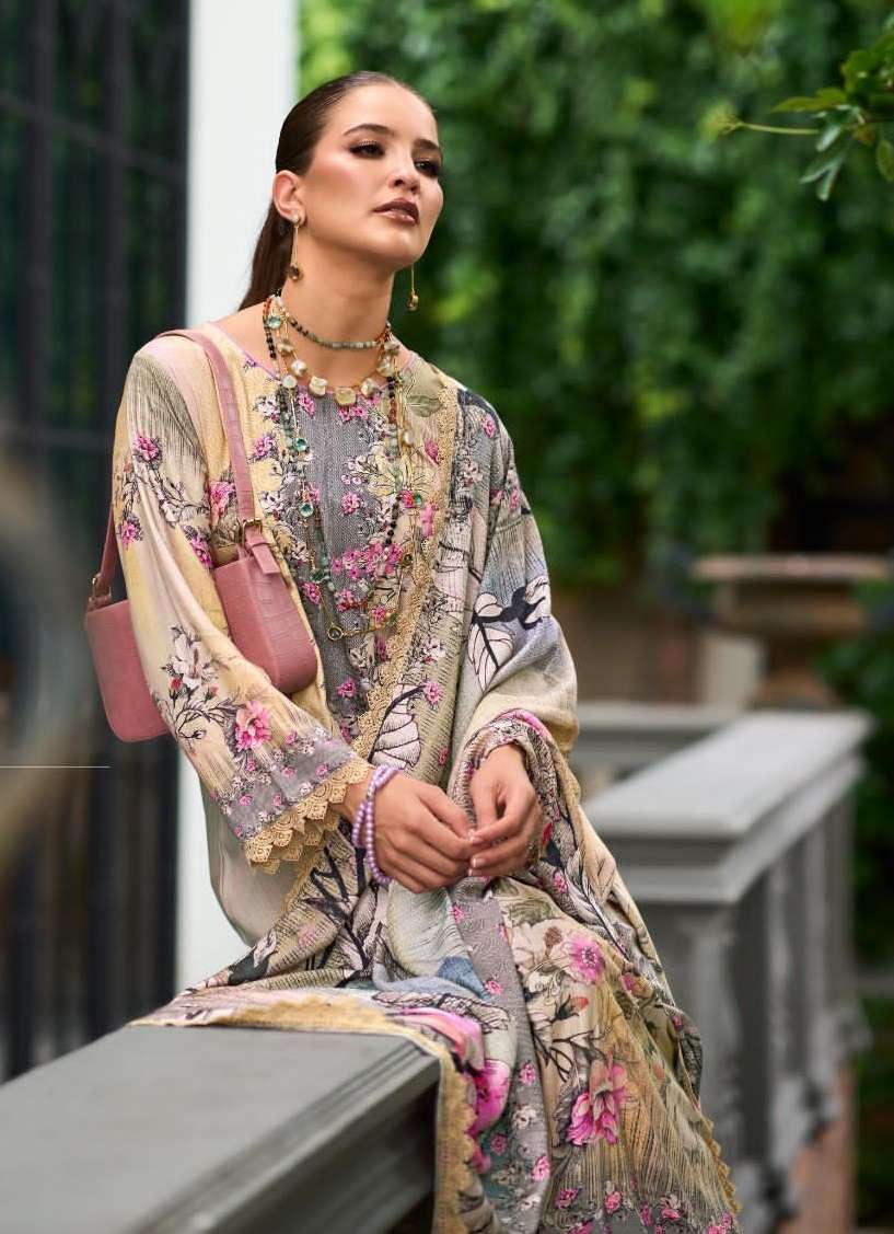 fiza gull jee 22001-22006 series latest designer pakistani salwar kameez wholesaler surat gujarat