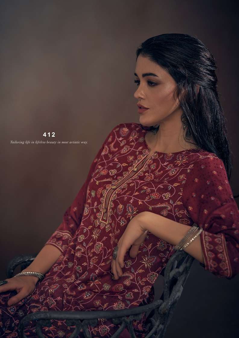 ghazal top dot 411-416 series latest designer fancy kurti set wholesaler surat gujarat