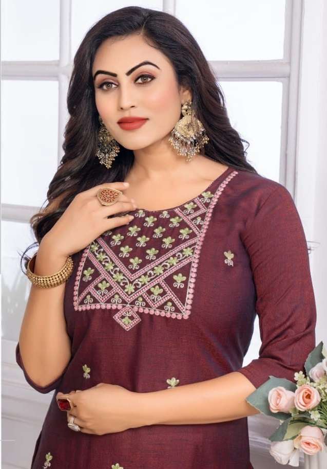 glorious vol-4 kinti fahion 401-408 series latest fancy designer casual wear kurti wholesaler surat gujarat