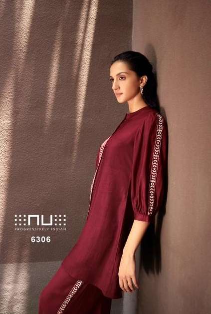 nu  vol-63 by nu 6301-6306 series latest designer fancy readymade kurti set wholesaler surat gujarat