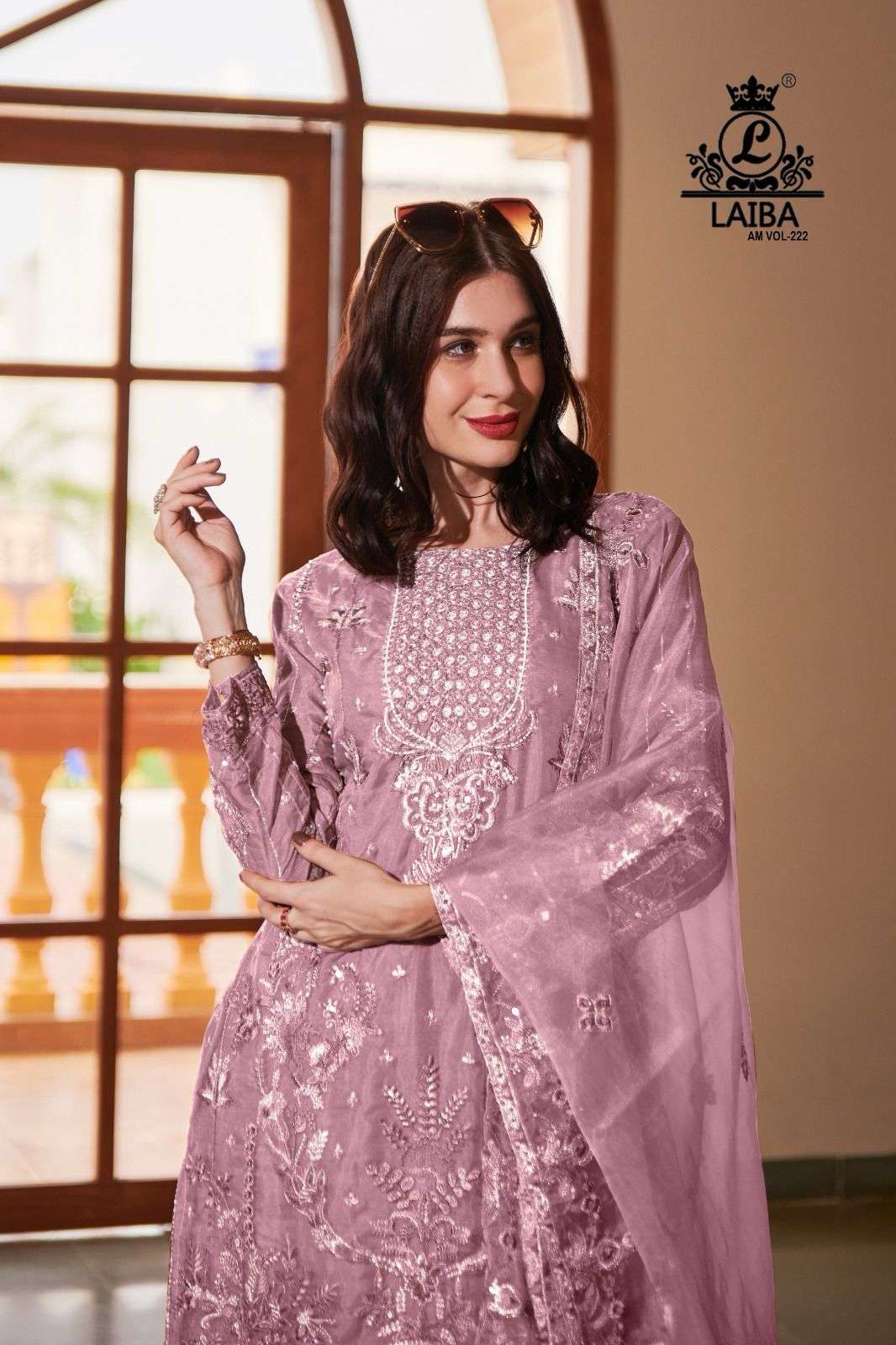 am vol-222 laiba  colour series latest readymade pakistani salwar kameez wholesaler surat gujarat