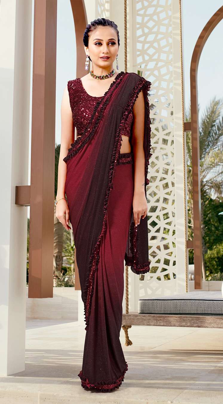 amoha trendz 101714 design colour by amoha latest designer readymade party wear sareee wholesaler surat gujarat
