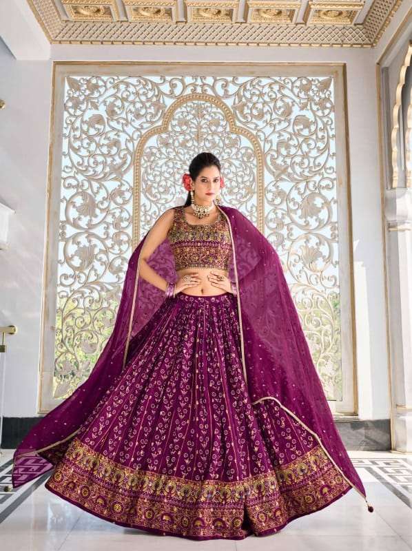 ananya virasat 3001-3004 series designer weeding wear tradtional bridal lehenga at wholesaler price surat gujarat