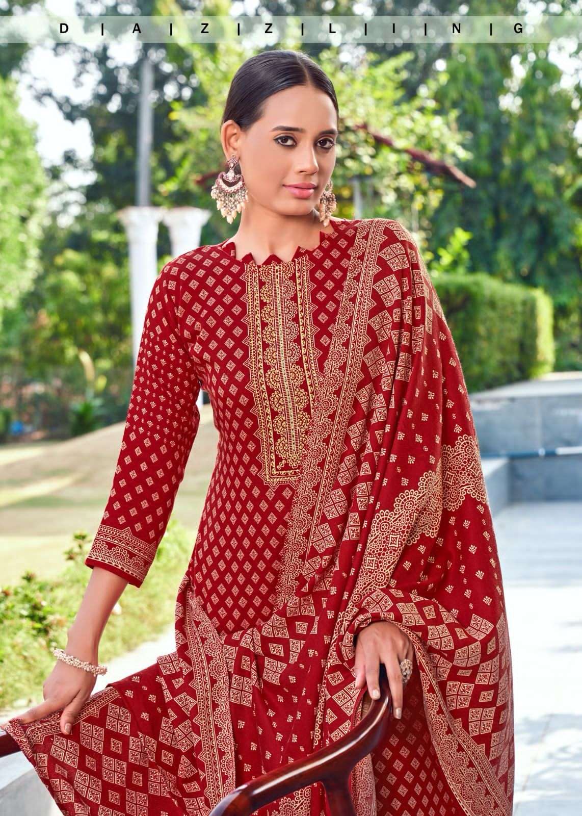 dilara rolimoli creation 1001-1008 series latest printed pasmina pakistani salwar kameez wholesaler surat gujarat