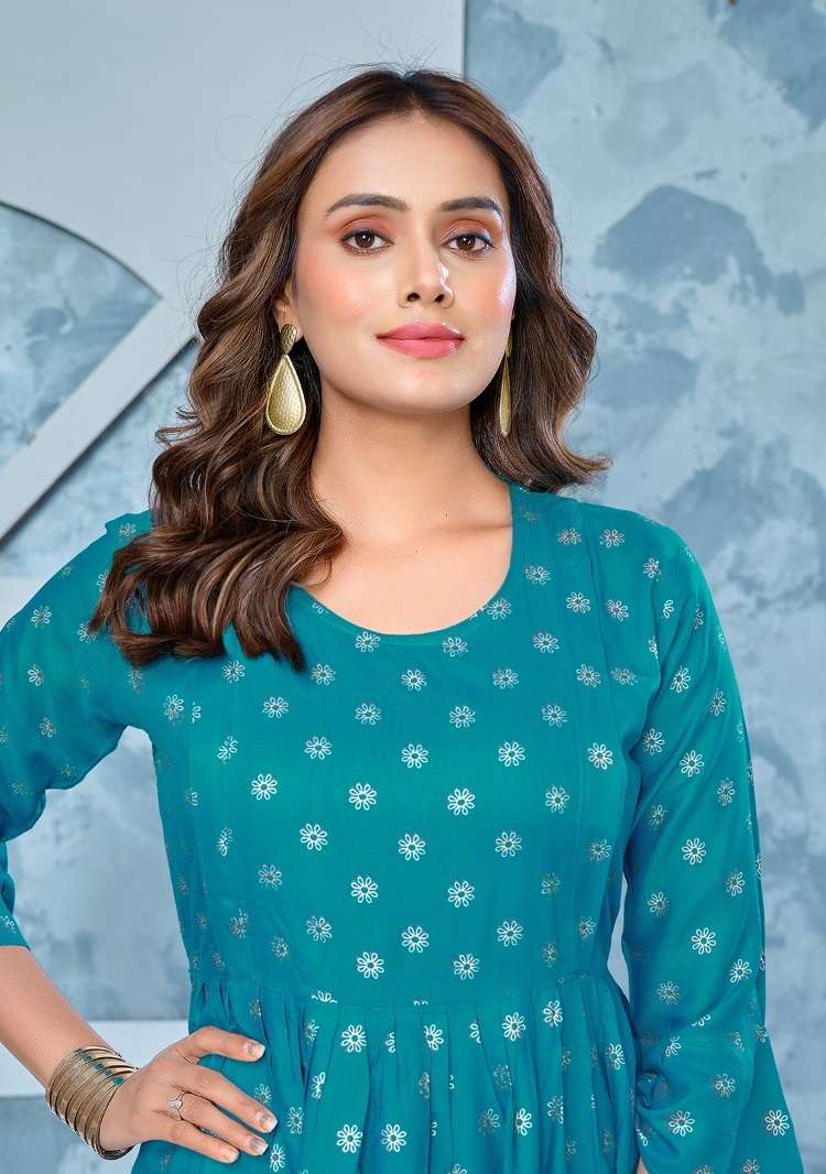 good news ramdev 1001-1008 series latest trendy designer feeding kurti at wholesale price surat india