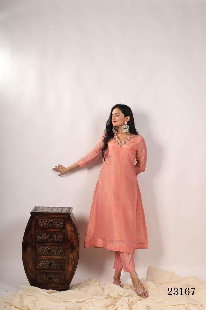 indira apparel 23167 design by indira apparel designer partywear wear casual kurti set wholesaler india surat gujarat