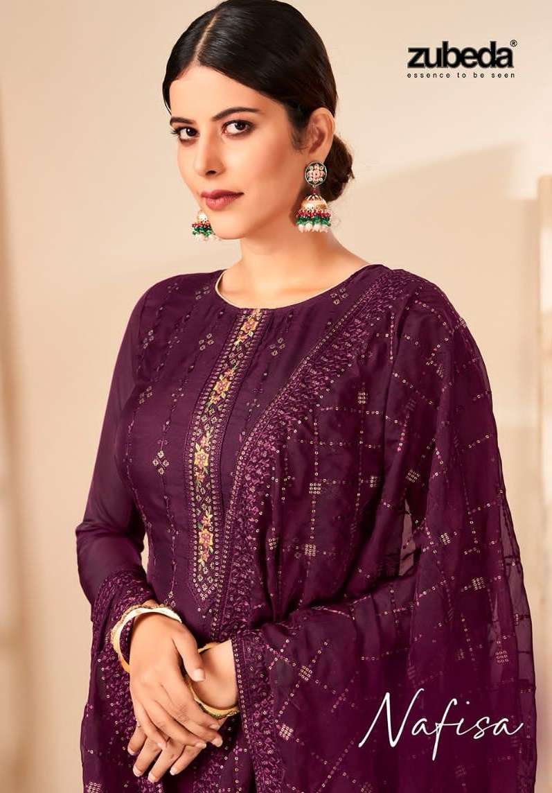 nafisa zubeda 701-706 series latest designer indian salwar kameez at wholesaler surat india gujarat