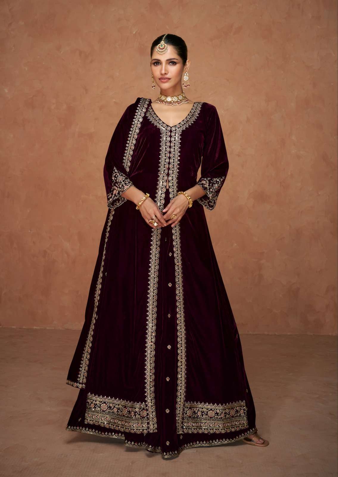 Palki Lt Nitya 2101-2106 Series Latest Pakistani Velvet Salwar Kameez Wholesaler Surat Gujarat