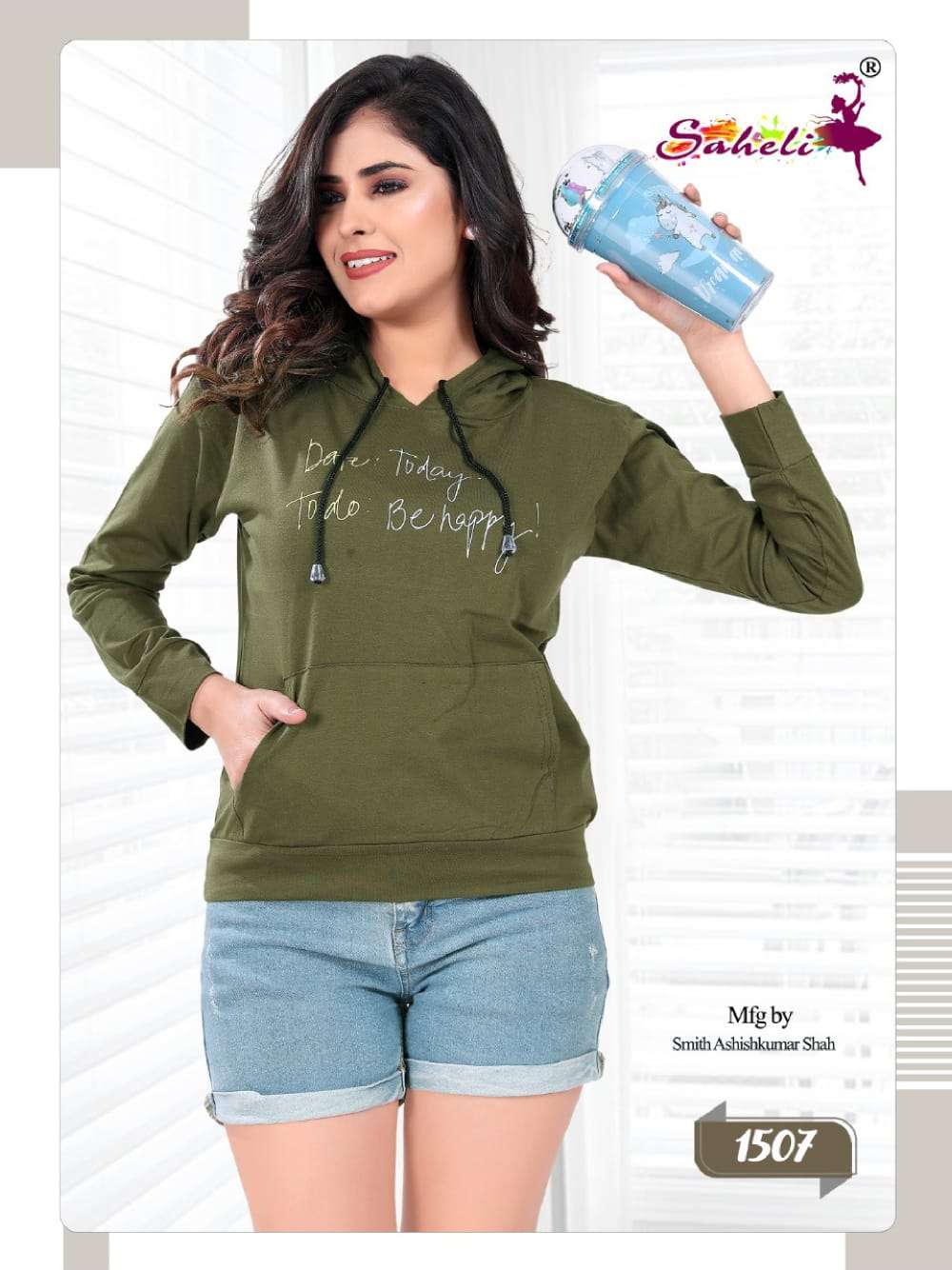 saheli launch 1507 colours hosiery hoodie winter collection wholesale