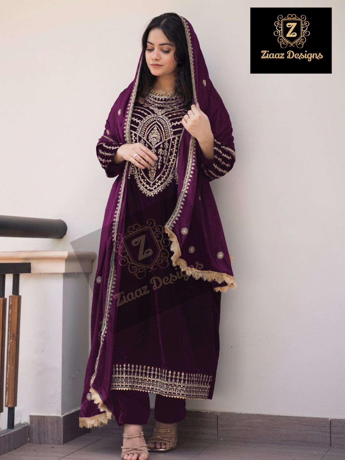 ziaaz designer 370 colour series by ziaaz designer latest fancy salwar kameez wholesaler surat gujarat