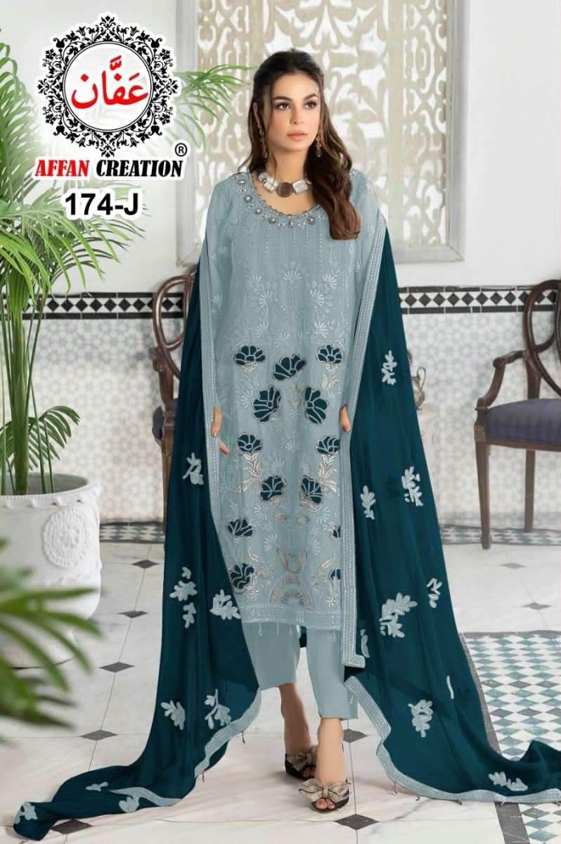 affan creation 174 colour series by affan creation designer pakistani salwar kameez wholesaler surat gujarat india