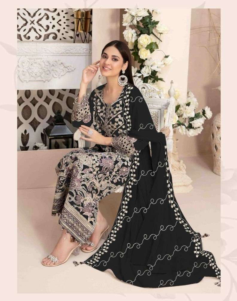 affan creation 9004 colour series by affan creation designer pakistani salwar kameez wholesaler surat gujarat