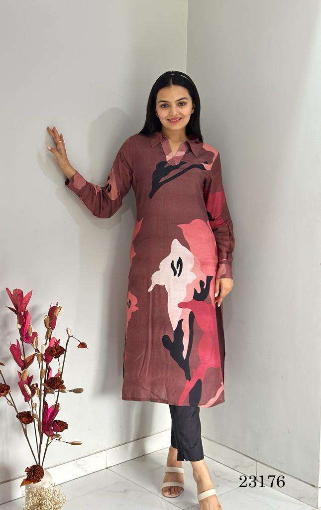indira 23176 design by indira latest designer fancy kurti dupatta pant set wholesaler surat gujarat