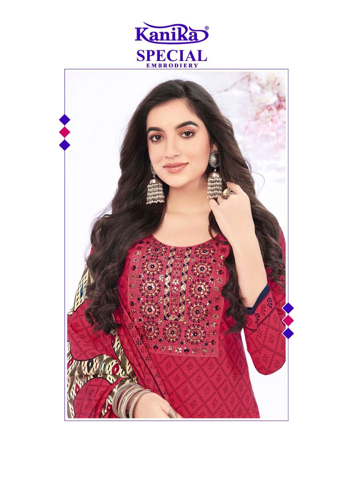 kanika special vol-3 by kanika 3001-3012 series designer readymade patiyala salwar kameez wholesaler surat gujarat