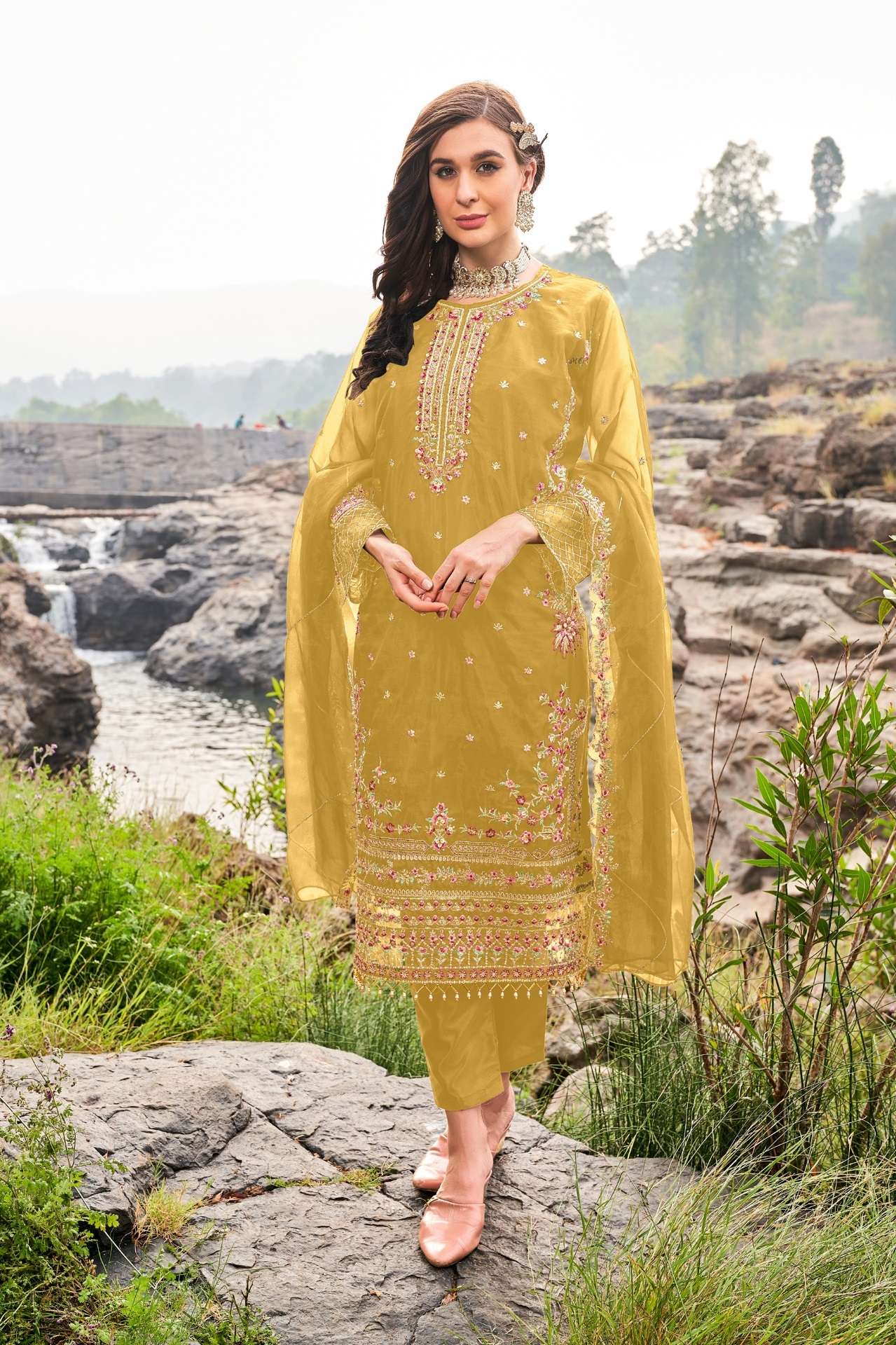 mushq 300 colour series by mushq designer pakistani salwar kameez wholesaler surat gujarat