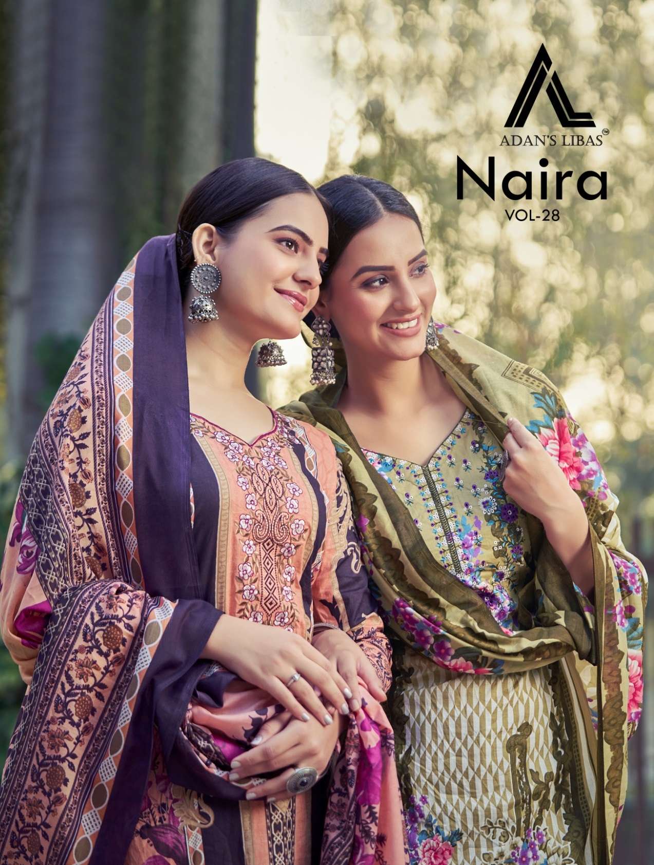 naira vol-28 adan libas 28001-28010 series latest fancy designer pakistani salwar kameez wholesaler surat gujarat