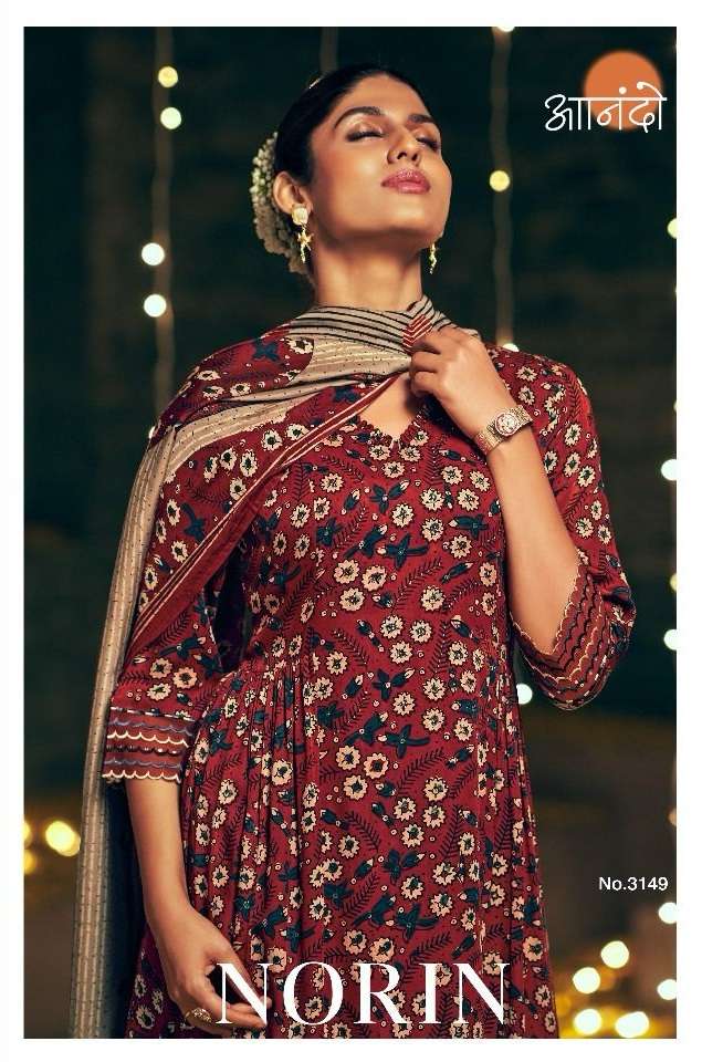 norin 3149 colour anando series latest designer pakistani salwar kameez wholesaler surat gujarat