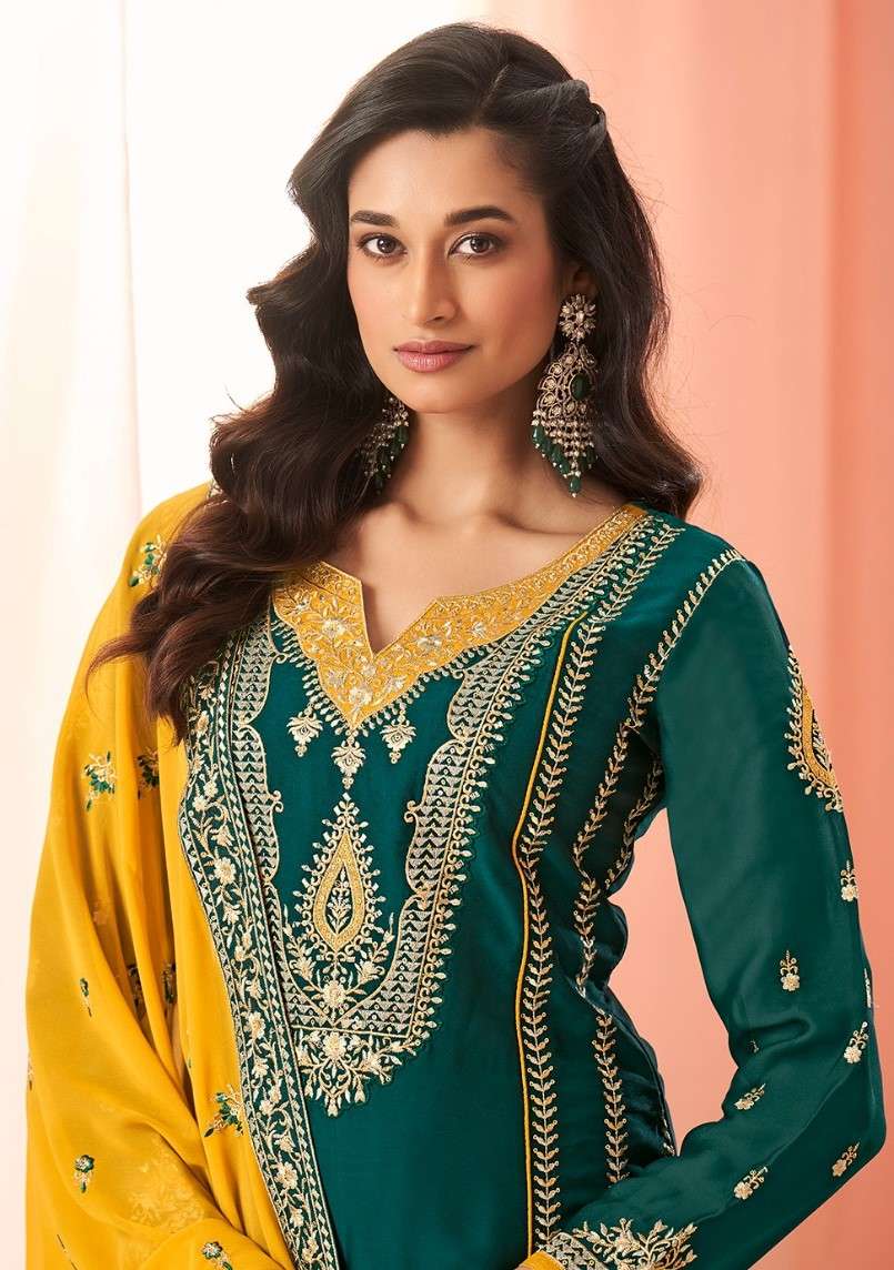 Radha satrangi 2001-2002 series fancy silk designer wedding salwar suits collection wholesale