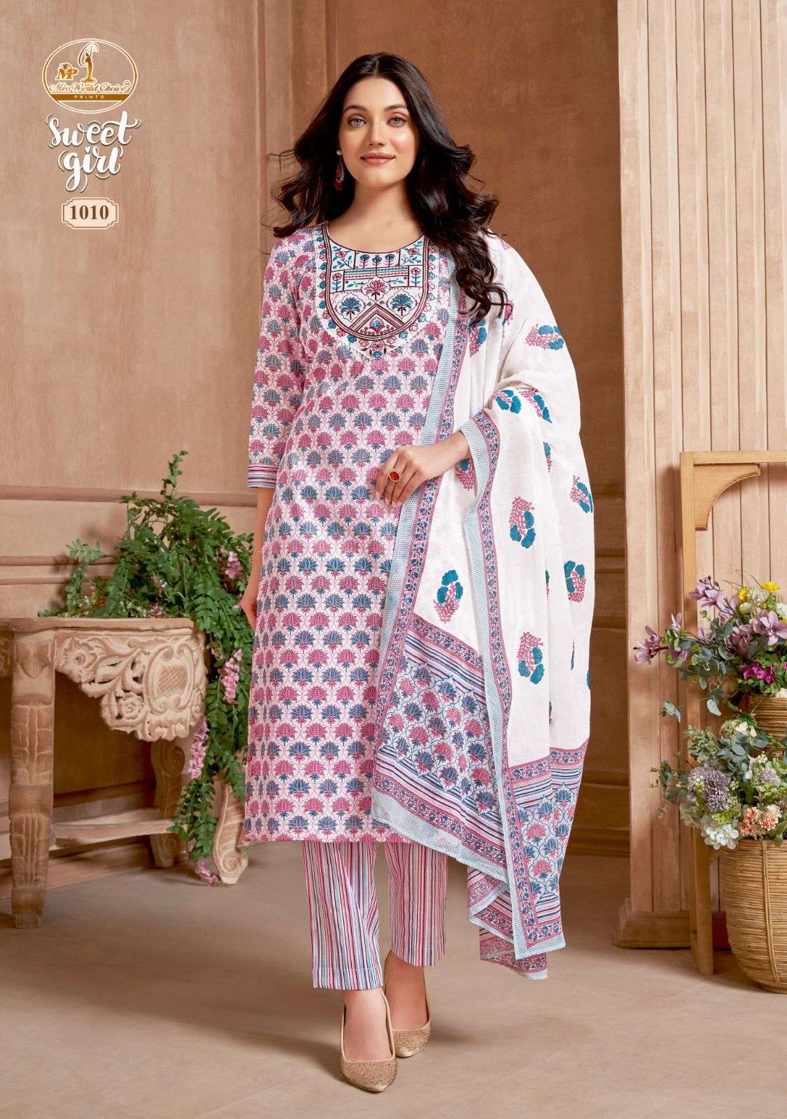 sweet girl vol-1 miss world 1001-1010 series fancy latest designer cord set wholesaler surat gujarat