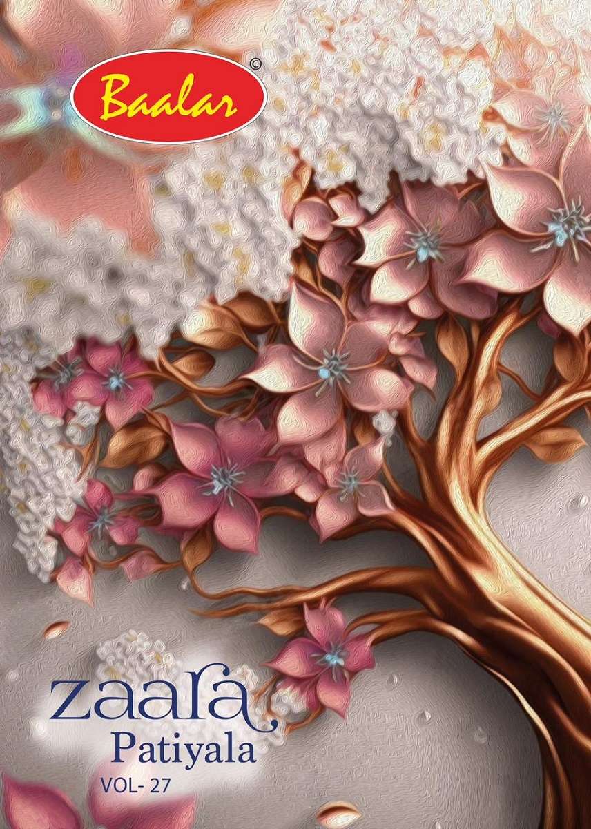 zara patiyala vol-27 by baalar cotton unstich salwar kameez wholesale price surat