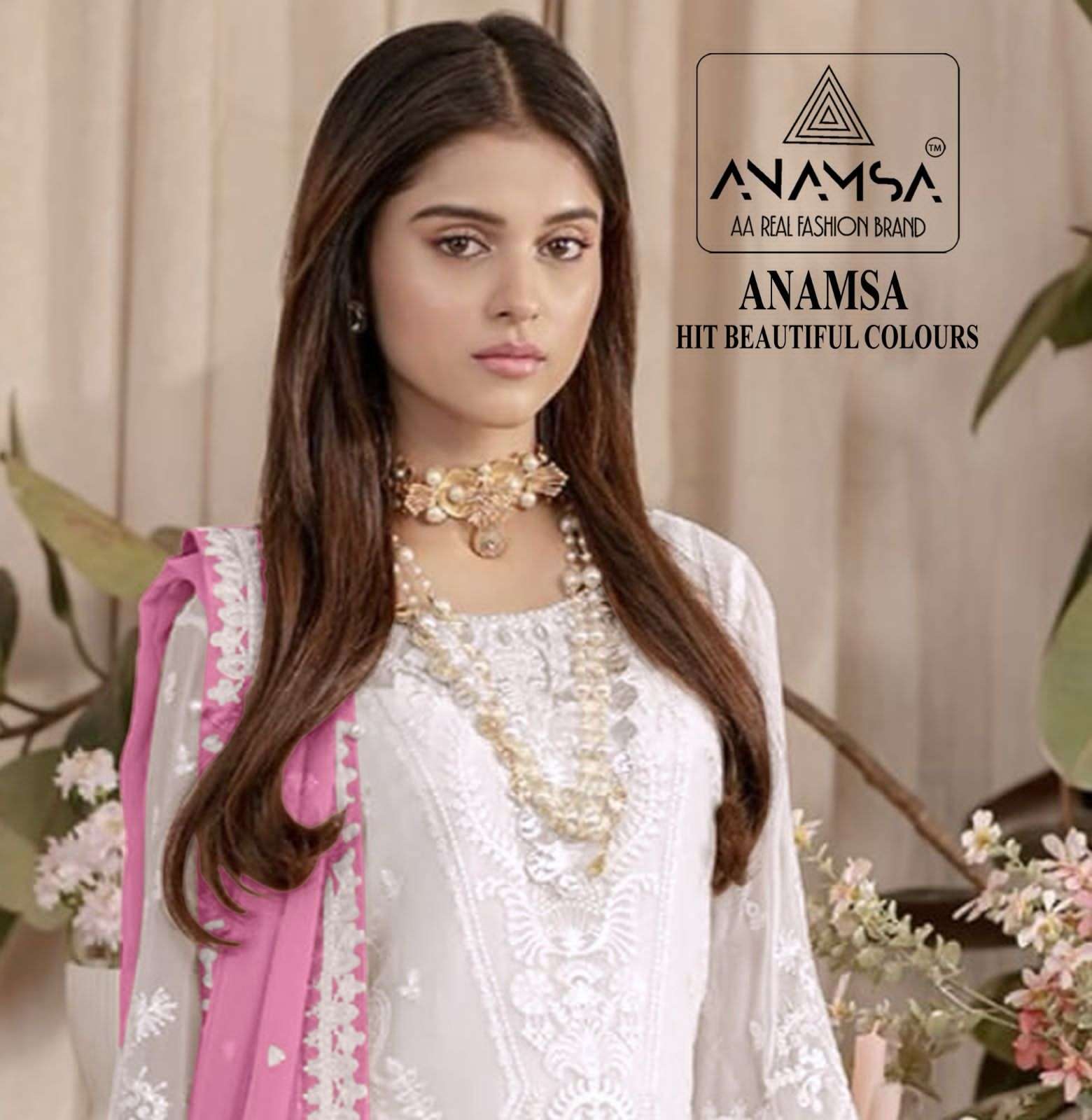 anamsa 225 colours stylish designer pakistani salwar suits online wholesale surat