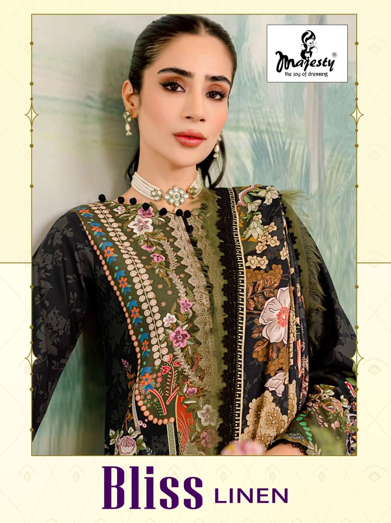 bliss line majesty 10001-10006 series latest pakistani salwar kameez wholesaler surat gujarat