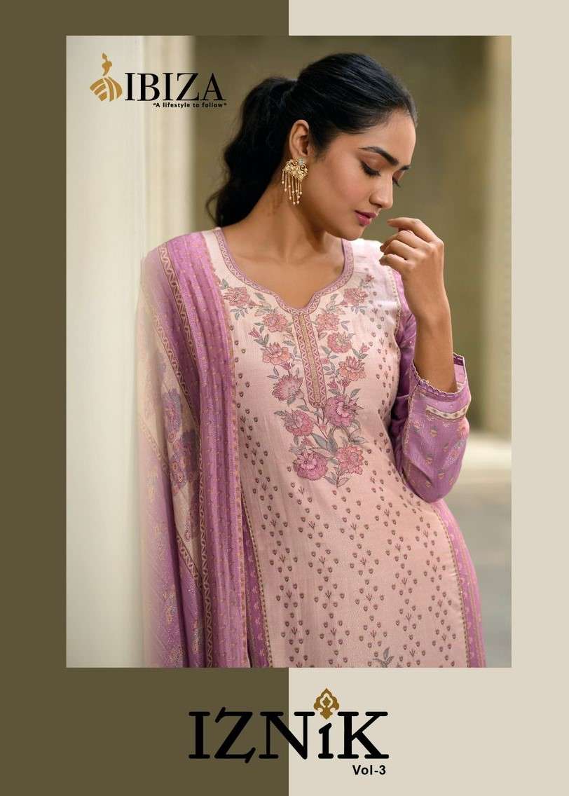 iznik vol-3 10691-10697 series by ibiza fancy designer salwar suits wholesale pratham fashion