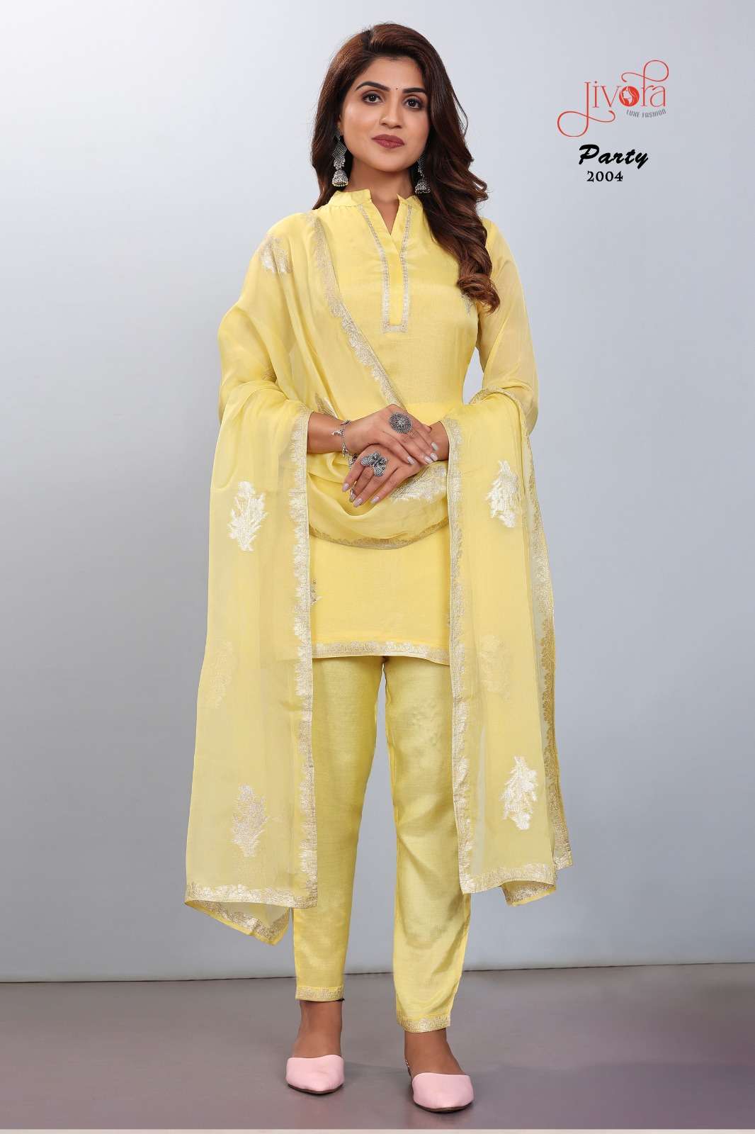 party jivora series latest fancy designer salwar kameez wholesaler surat gujarat