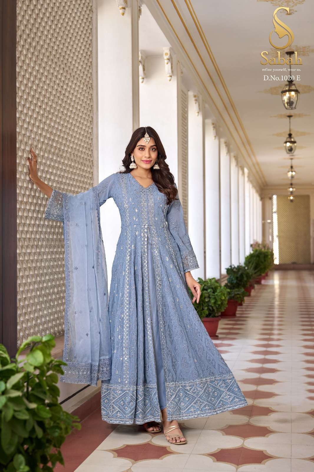 ruhani sabah 1020 colour series latest designer salwar kameez wholesaler surat gujarat