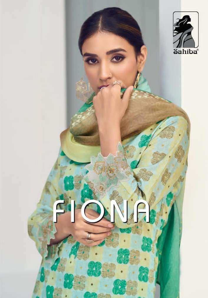 fiona by sahiba digital print with work designer dress material catalogue surat gujrat 