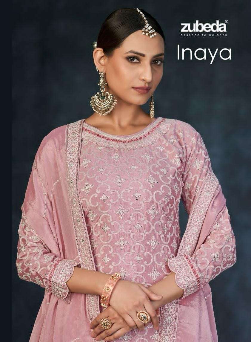 inaya by zubeda readymade designer party wear heavy suits online collection surat gujrat