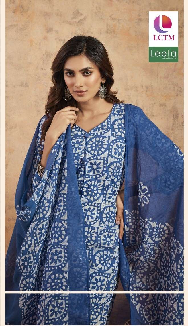 leela trisha vol 2 1001-1006 series exclusive cambric cotton dress material best rate catalogue at surat 