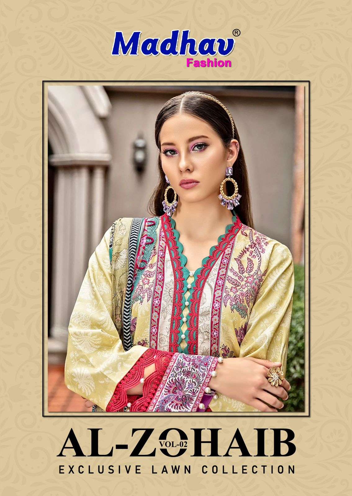 madhav fashion al zohaib vol 2 2001-2006 series designer lawn cotton pakistani salwar kameez wholesaler surat