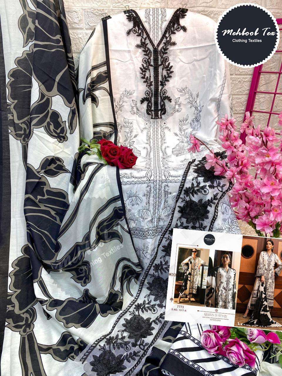 mehboob tex 1317 series unstich designer salwar suits wholesale price surat