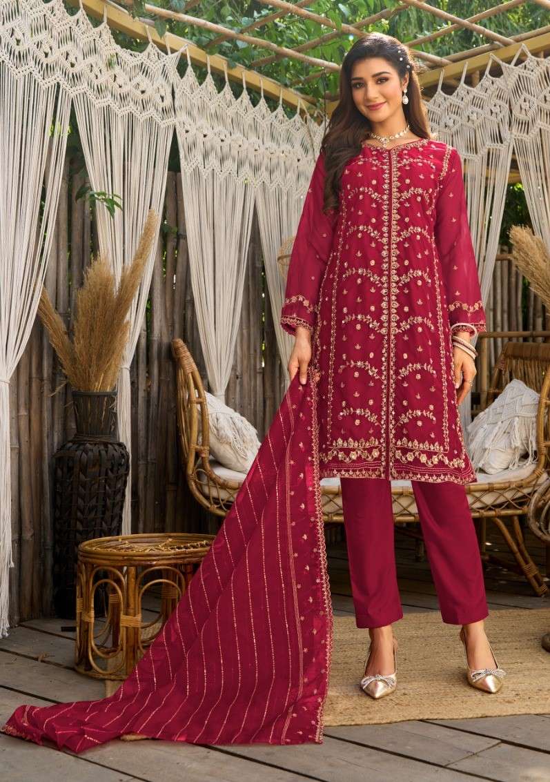 mushq 310 series heavy embroidered designer pakistani salwar suits surat