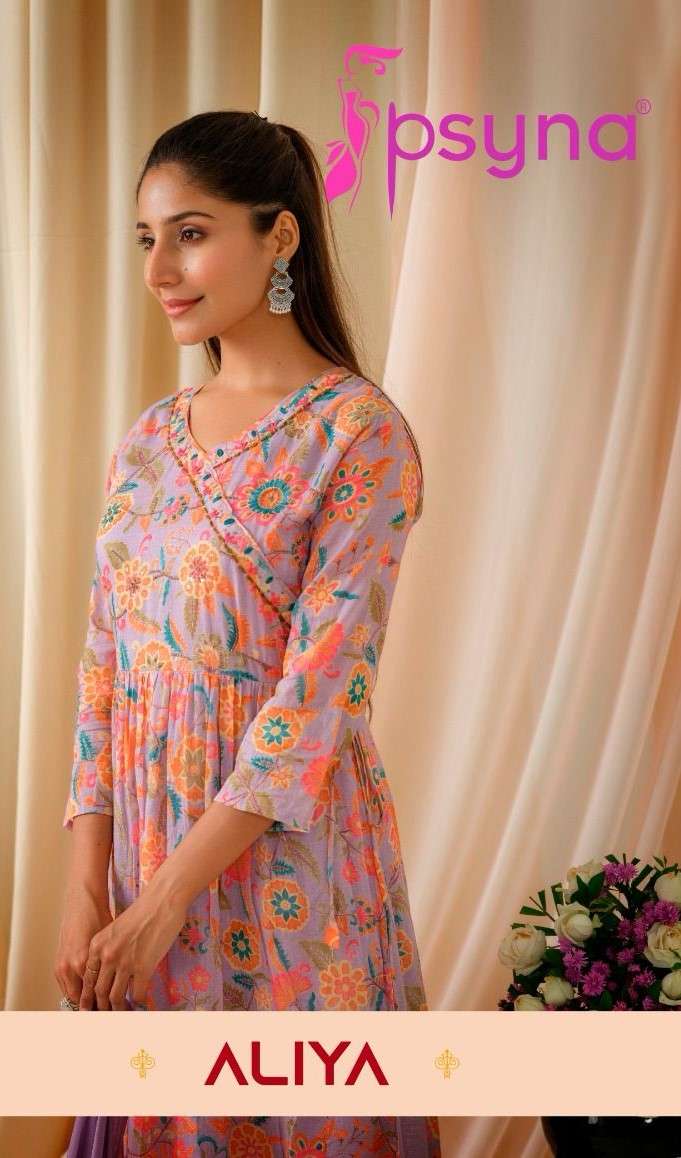 psyna aliya cotton designer ready made alia cut pattern suits buy online shopping surat 
