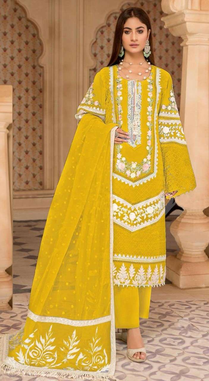 ramsha 1050 colours wedding season special designer suits at online surat gujrat