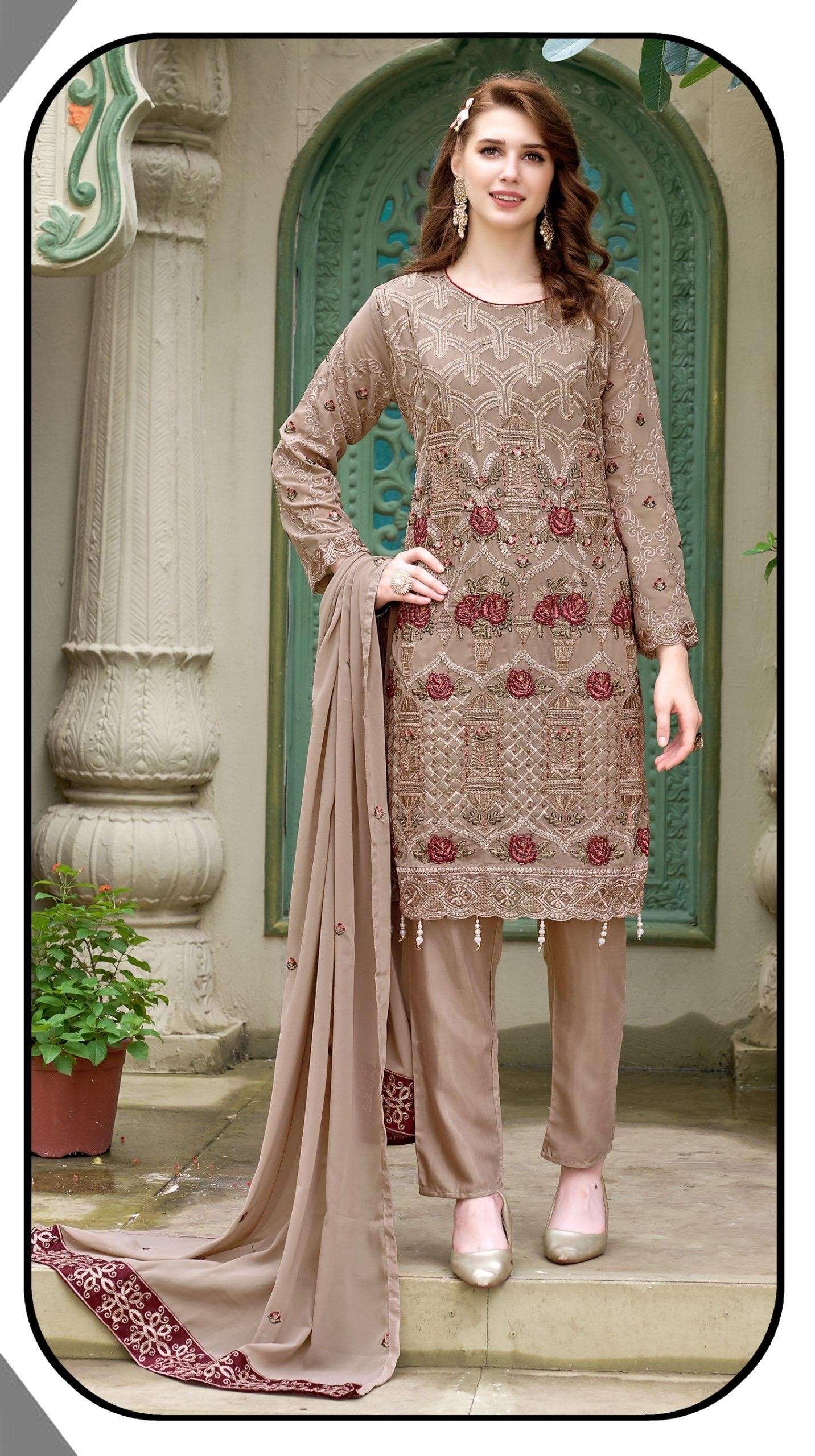 shanaya 149 colours stylish look designer pakistani suits at best price surat gujrat 