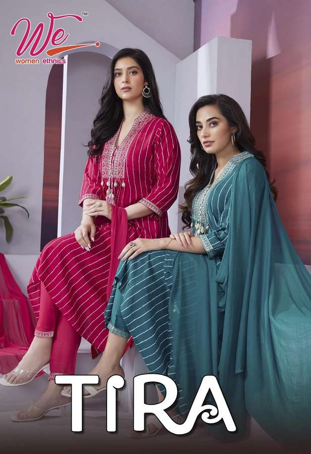 we tira 5001-5008 series party wear ready made reyon salwar kameez online wholesaler surat