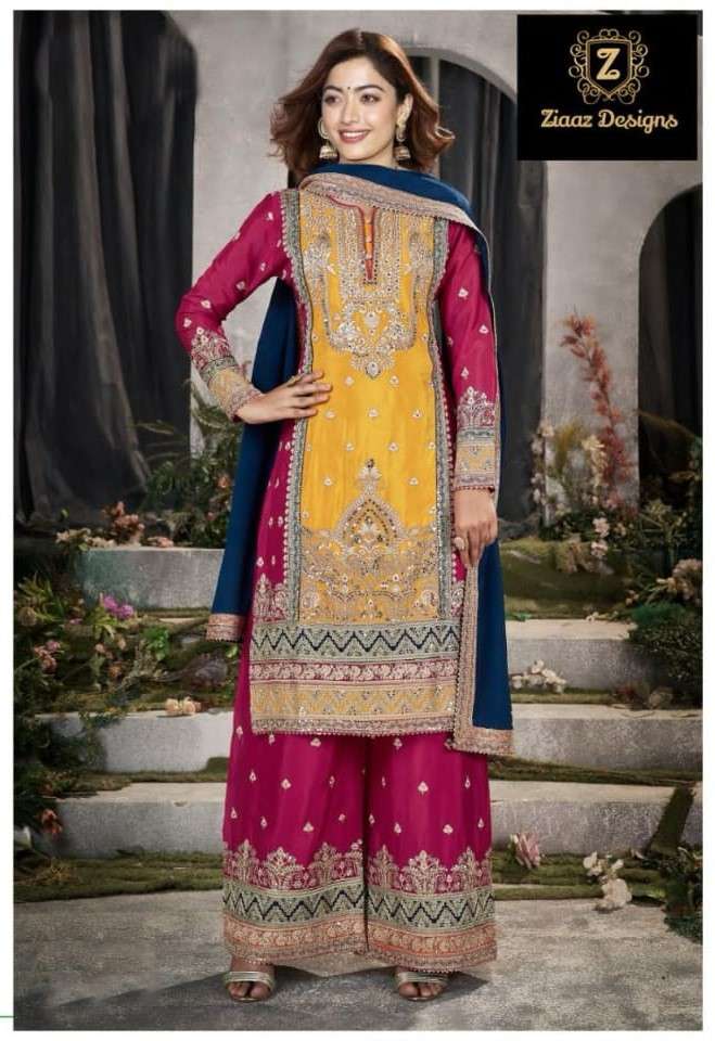 ziaaz designer 450 series stylish designer salwar suits wholesale price surat
