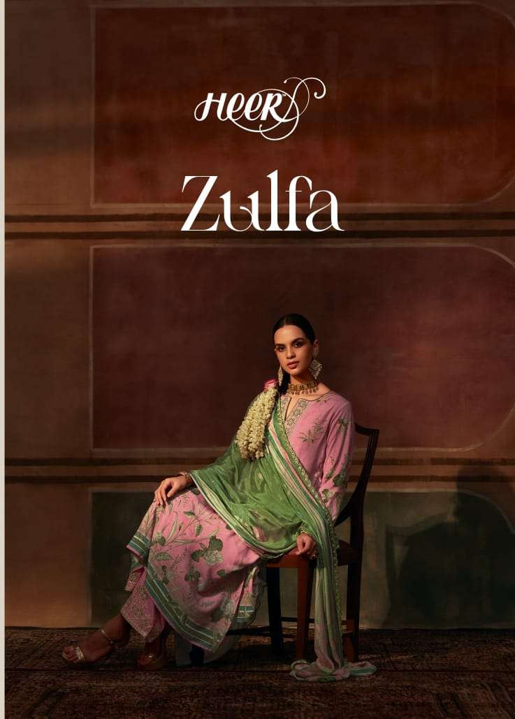 zulfa by kimora fashion muslin designer salwar kameez catalogue at online wholesale surat gujrat 