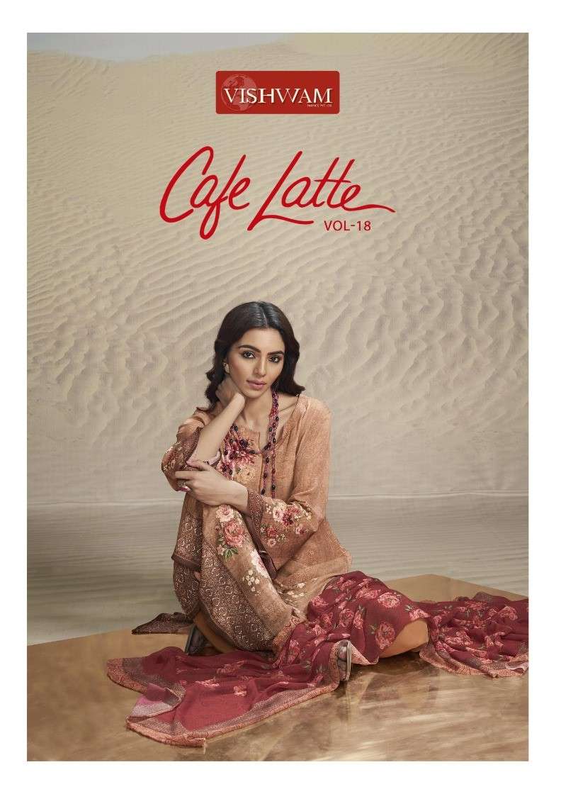 cafe latte vol-18 by vishwam 1175-1185 series unstich salwar kameez catalogue at online market surat gujarat