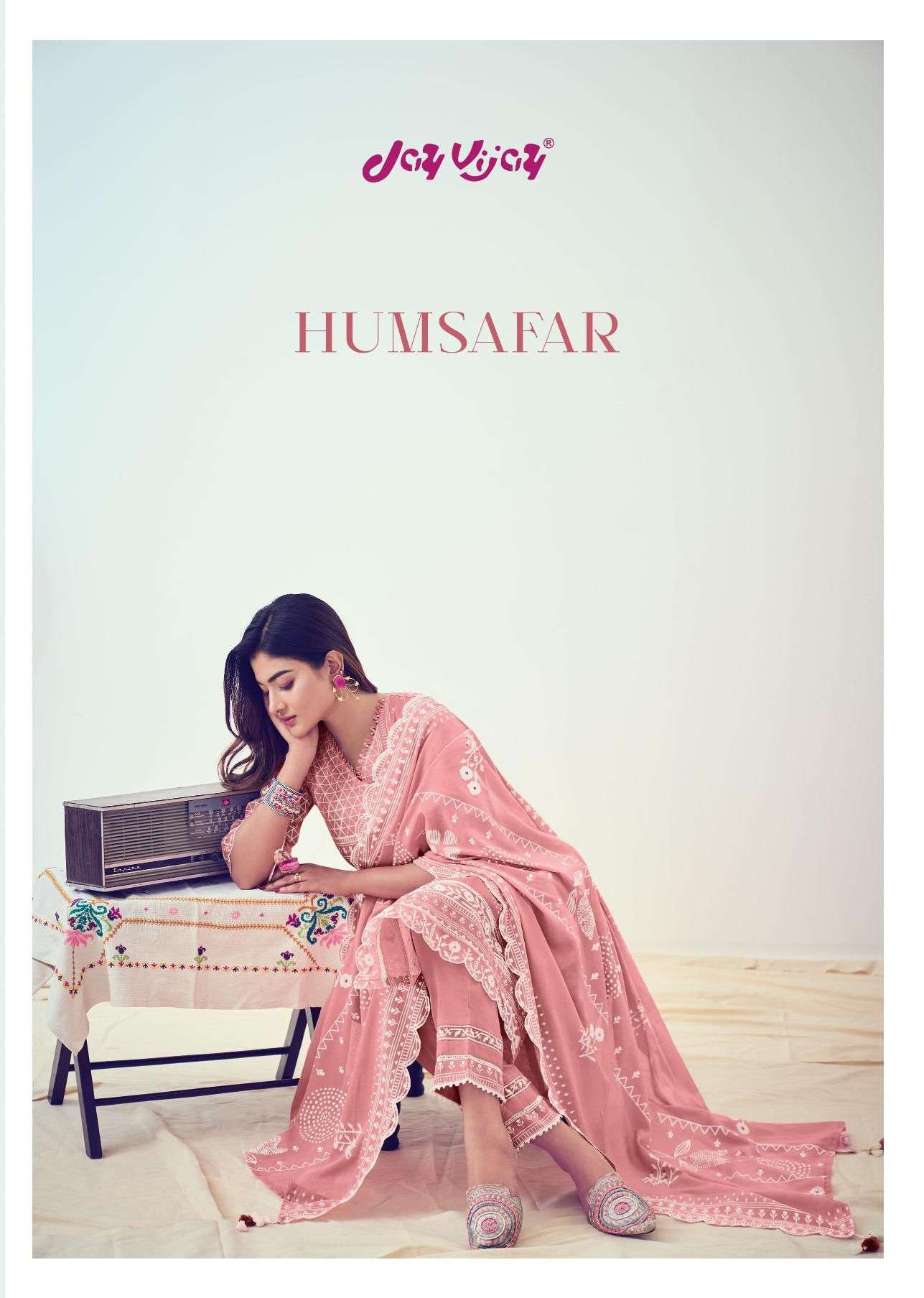 humsafar by jayvijay 9121-9126 series exclusive designer salwar kameez wholesale catalogue price surat gujarat 