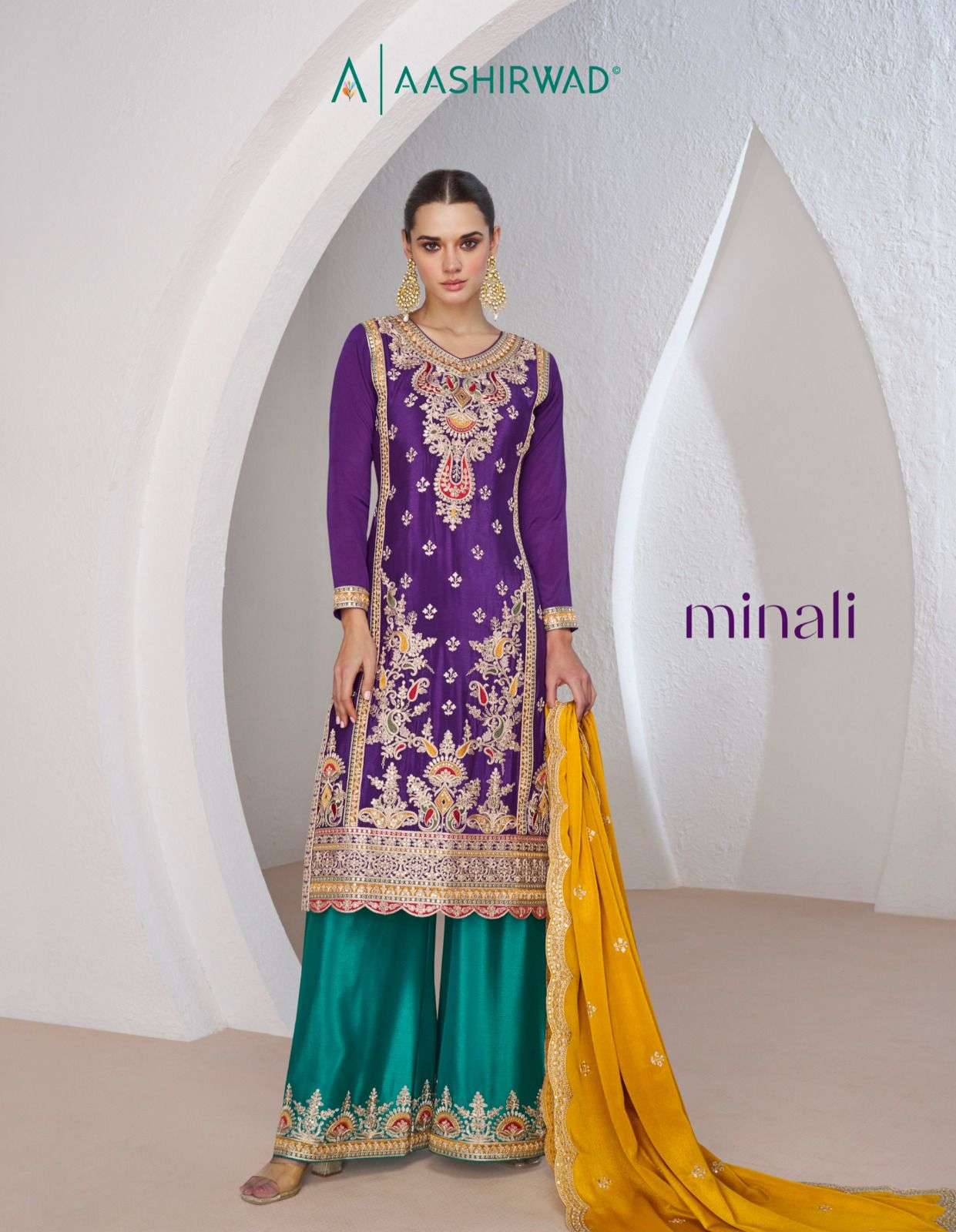 minali by aashirwad creation exclusive designer salwar kameez set online wholesale surat gujarat