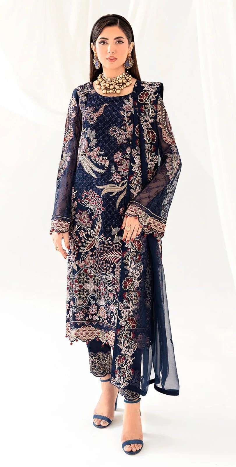 mushq 263-268 colours exclusive designer pakistani salwar kameez online supplier surat gujarat