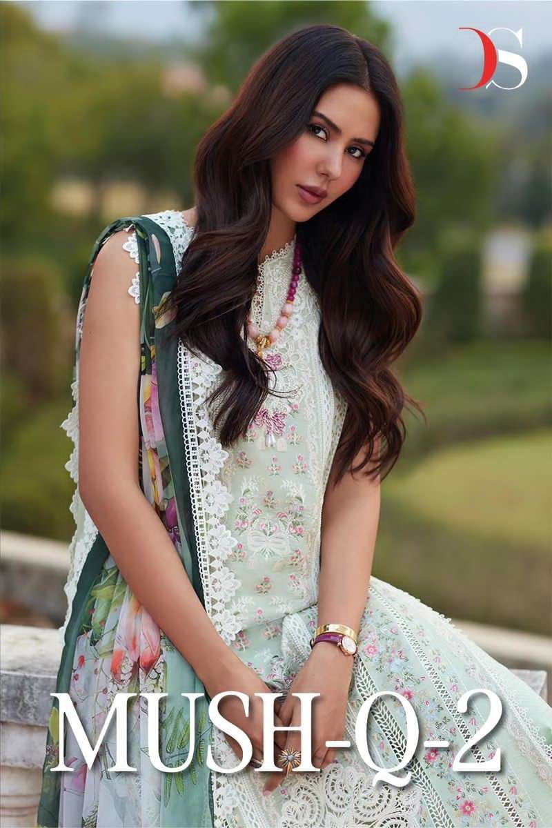 mushq vol-2 by deepsy suits 5081-5084 series pure cotton designer pakistani suits catalogue dealer surat gujarat
