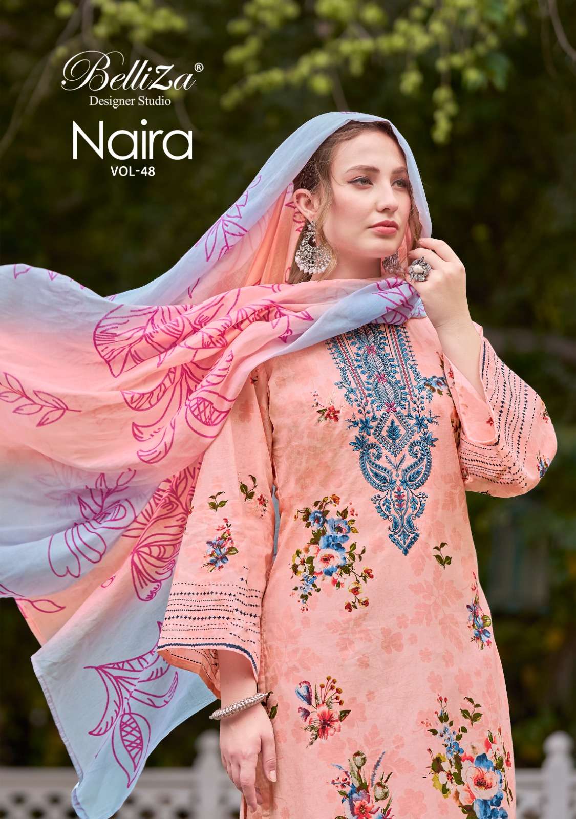 naira vol-48 by belliza designer studio exclusive designer salwar kameez catalogue wholesale price surat gujarat 